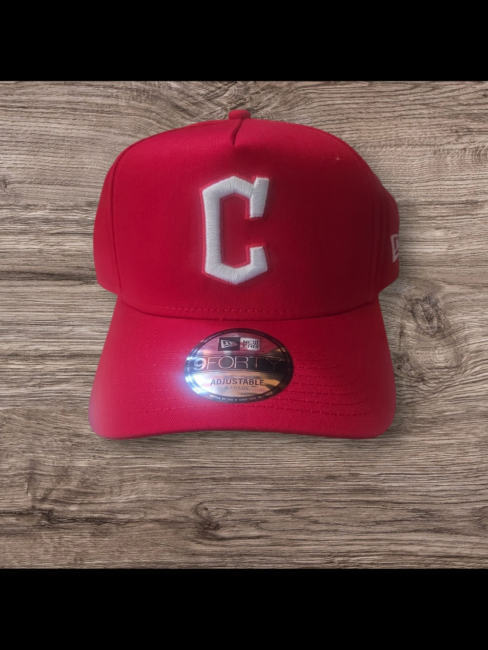 Cleveland Red Baseball Cap with White 'C' Logo